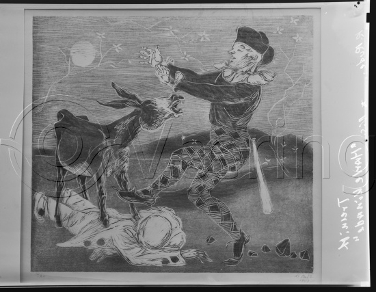 Glassplate og negativ film