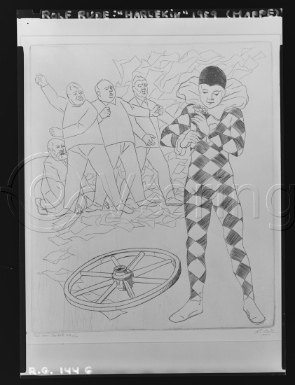 Glassplate og negativ film