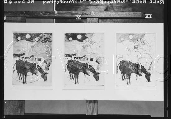 Glassplate og negativ film