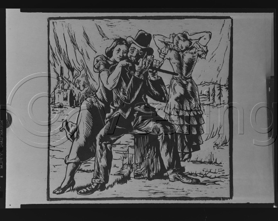 Glassplate og negativ film