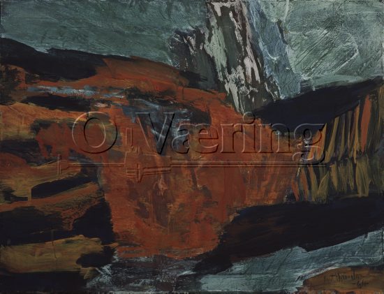 Artist: Knut Ruhmor (1916-2002)
Dimensions: 52x68 cm/
PhotoCredit: O.Væring /
Digital Size: High-res TIFF and JPG/