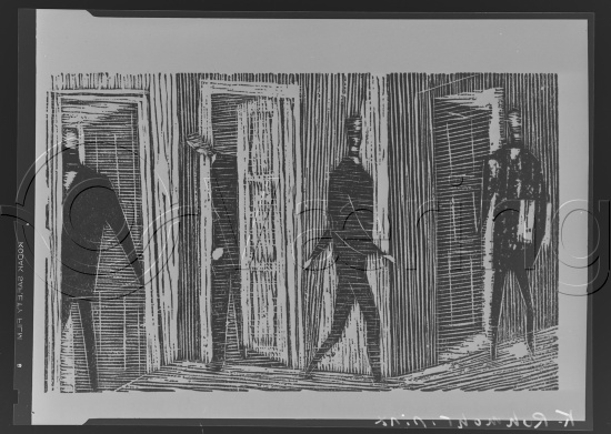 Glassplate og negativ film