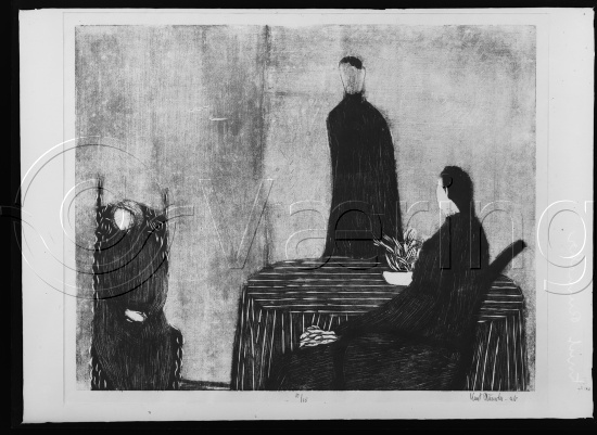 Glassplate og negativ film