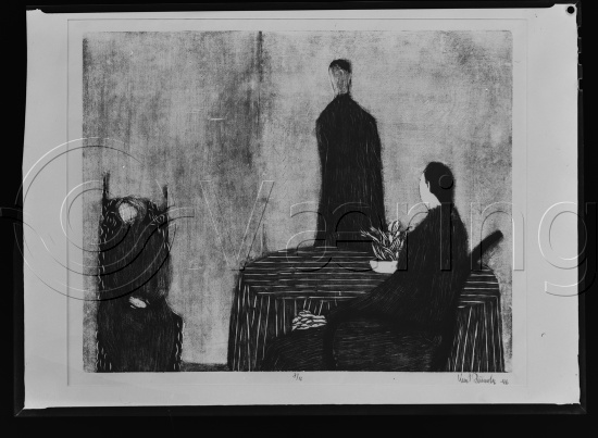 Glassplate og negativ film