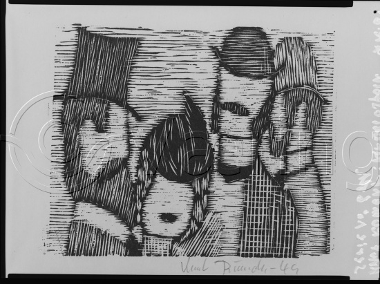 Glassplate og negativ film