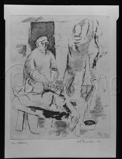 Glassplate og negativ film