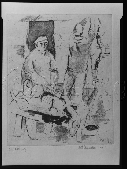 Glassplate og negativ film