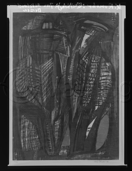 Glassplate og negativ film