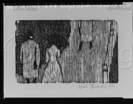 Glassplate og negativ film