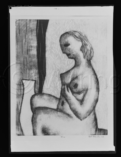 Glassplate og negativ film