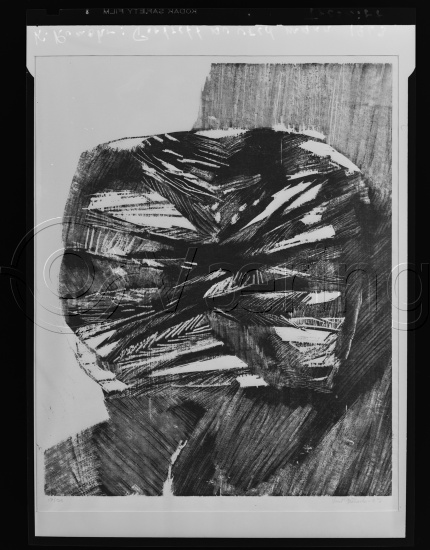 Glassplate og negativ film