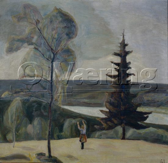 Einar Sandberg (1876-1947), 
Size: 85.5x89.5 cm, 
Location: Museum,
