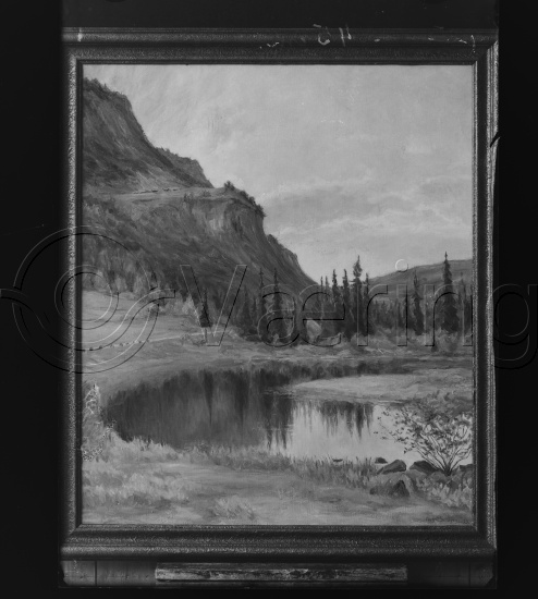 Glassplate og negativ film