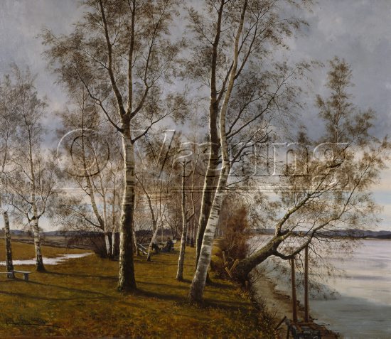 Harald Schøyen , (Carl Schøyen 1848-1875)
Size: 128x147 cm
Location: Private, 
Photo: O.Vaering,