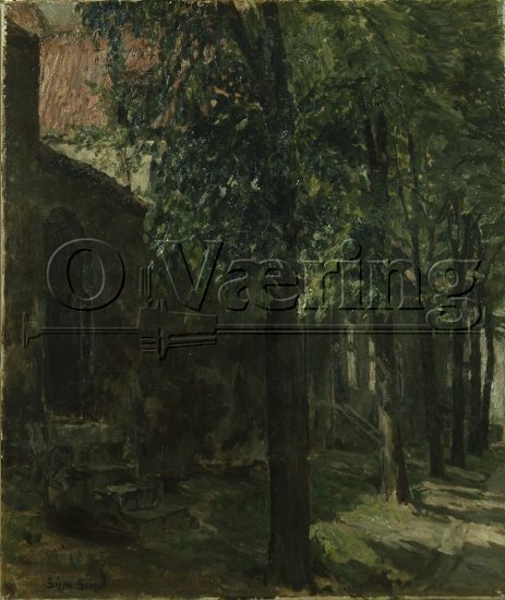 Signe Scheel (1860-1940), 
Size: 70x60 cm. 
Location: Museum,