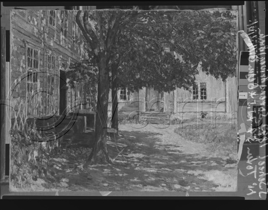 Glassplate og negativ film