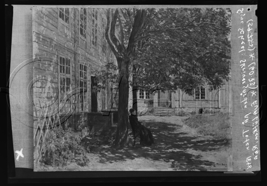 Glassplate og negativ film