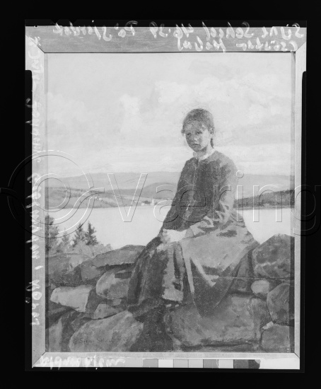 Glassplate og negativ film