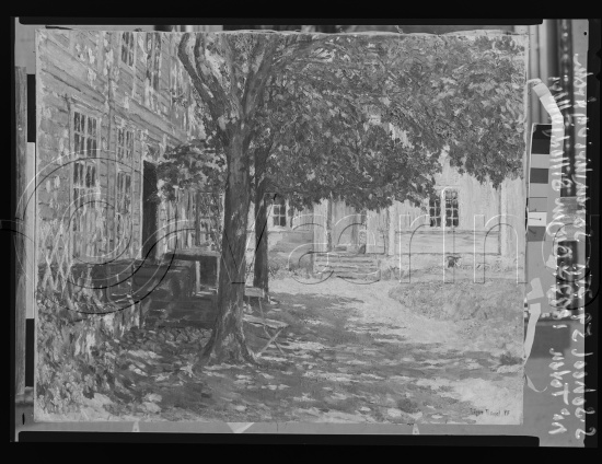 Glassplate og negativ film