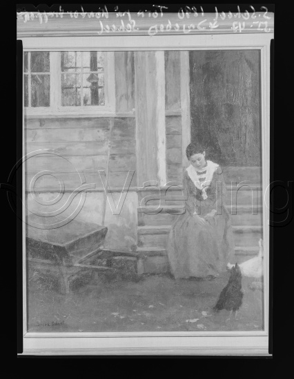 Glassplate og negativ film