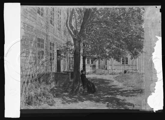 Glassplate og negativ film