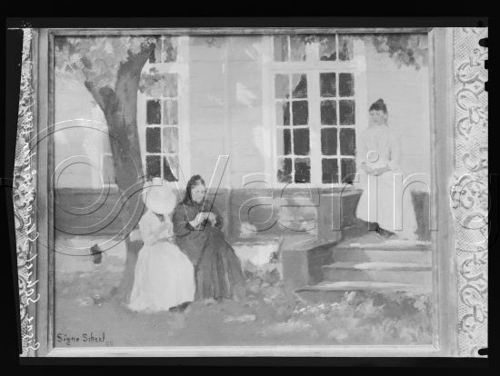 Glassplate og negativ film