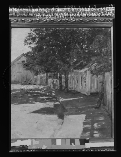 Glassplate og negativ film