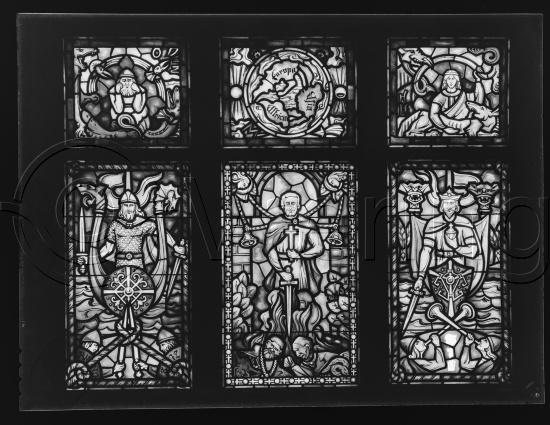 Glassplate og negativ film