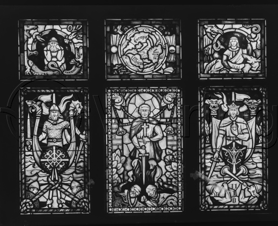 Glassplate og negativ film