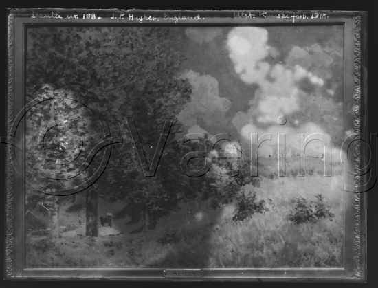 Glassplate og negativ film