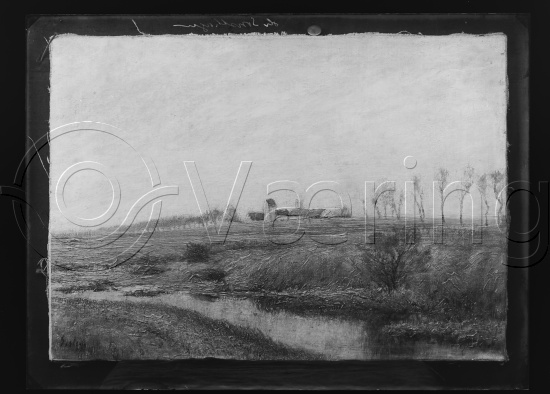 Glassplate og negativ film