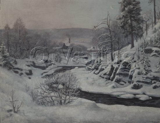 Frederik Collett (1839-1914)
Size: 60x80 cm
Location: Private
Photo: O.Væring