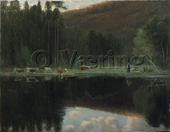 Christian Skredsvig (1854-1924), 
Size: 94x120 cm, 
Location: Private, 
Photo: O.Vaering, 1998