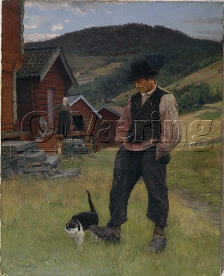 Christian Skredsvig (1854-1924), 
Size: 118x94 cm, 
Location: Museum, 
Photo: O.Væring