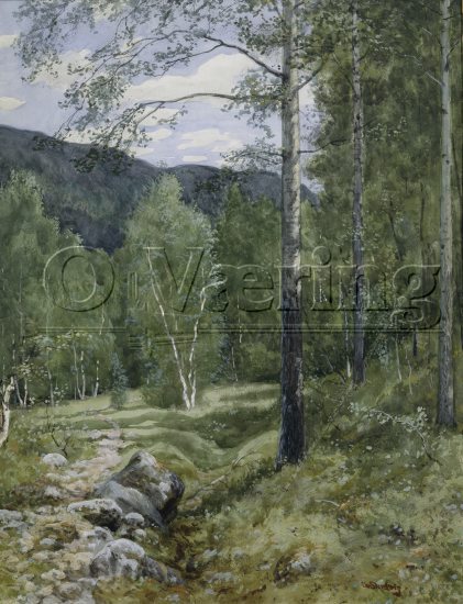 Christian Skredsvig (1854-1924), 
Size: 70x 55 cm, 
Location: Private, 
Photo: O.Vaering