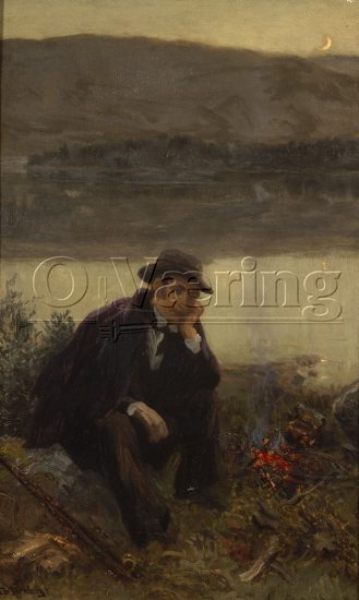 Christian Skredsvig (1854-1924), 
Size: 65x40 cm, 
Location: Private, 
Photo: O.Vaering