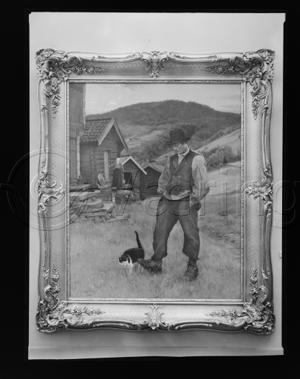 Glassplate og negativ film