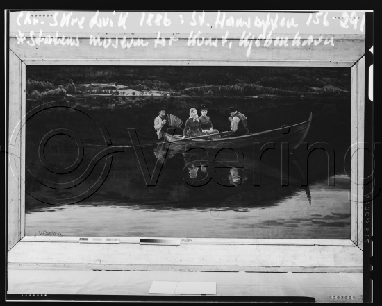 Glassplate og negativ film
