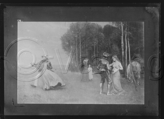 Glassplate og negativ film