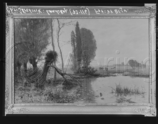 Glassplate og negativ film