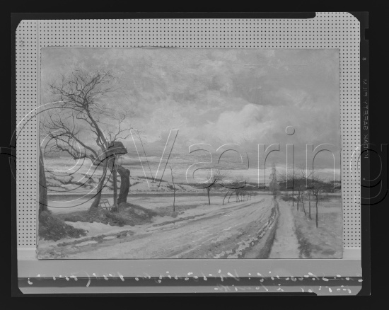 Glassplate og negativ film