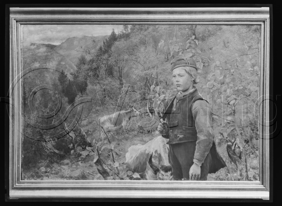Glassplate og negativ film