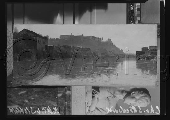 Glassplate og negativ film