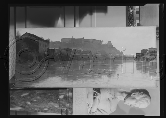 Glassplate og negativ film