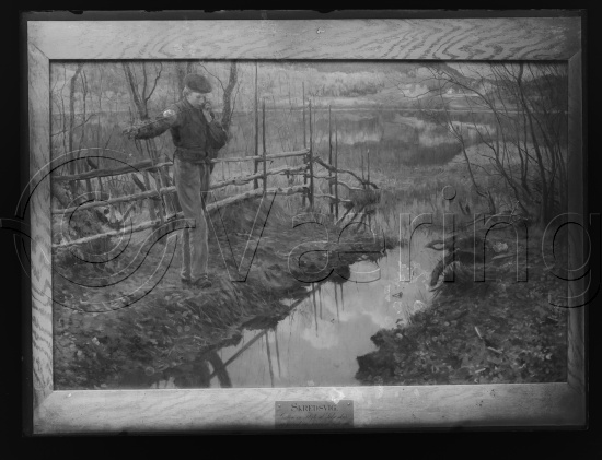Glassplate og negativ film
