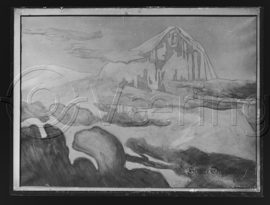 Glassplate og negativ film