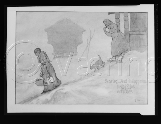 Glassplate og negativ film