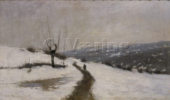 Ludvig Skramstad (1855-1912), 
Size: 59x100 cm, 
Location: Private, 
Photo: O.Vaering,