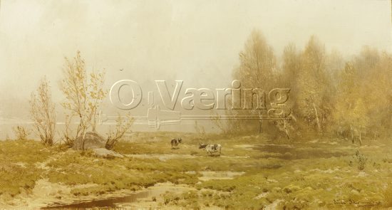 Ludvig Skramstad (1855-1912), 
Size: 24x44 cm, 
Location: Private, 
Photo: O.Vaering,