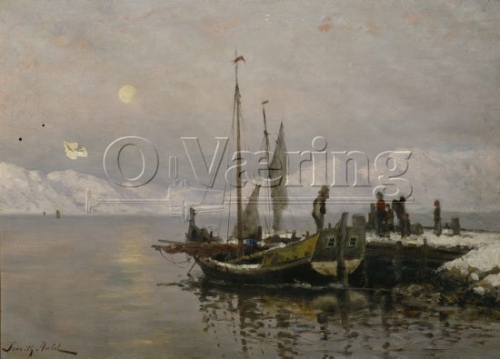 Frithjof Smith-Hald (1846-1903)
Size: 46x73 cm
Location: Private, 
Photo: O.Væring